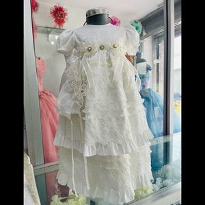 Beautiful Christening Baby Girl Gown